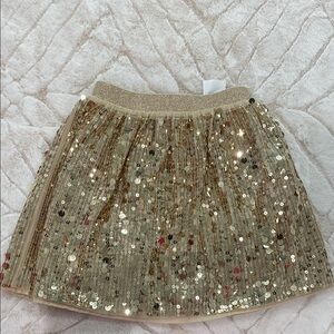 Gold Sequin Skirt